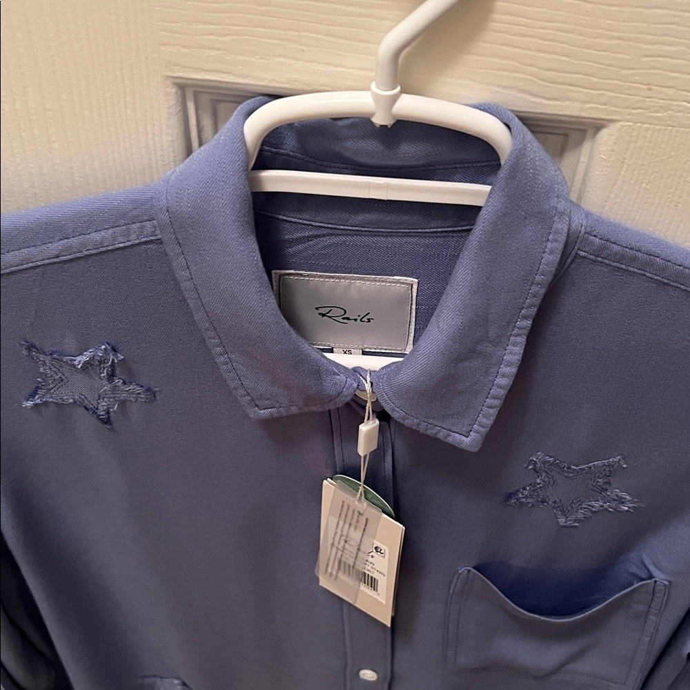 NEW Rails Ingrid Stars Blouse - Picture 4 of 5
